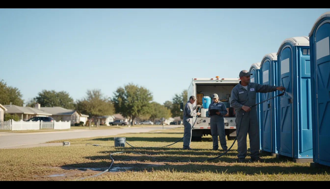 Long-Term Portable Toilet Rental in Palmdale, FL near me